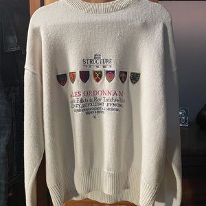 Vintage 90s crewneck by Structure International